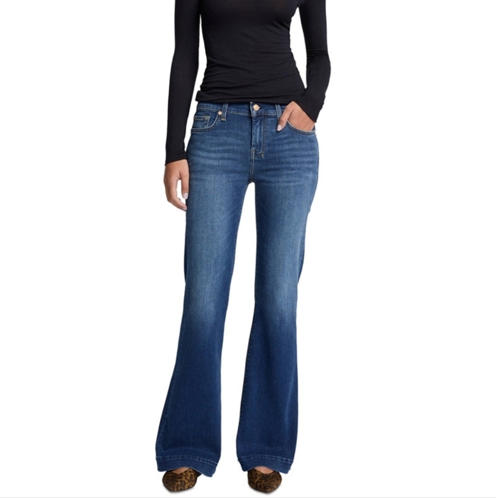 7 For All Mankind Modern Dojo Jeans in Grand Canyon Wash, 28